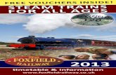 Foxfield Railway Leaflet 2013