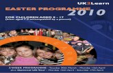 UK2Learn Easter Brochure 2010