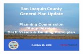 San Joaquin County General Plan Update Planning Commission Study Session #2 Presentation
