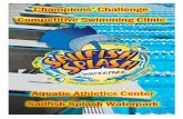 Champions Callenge Swim Clinic at Sailfish Splash