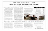 7th Engineer Dive Team March 2011 Newsletter