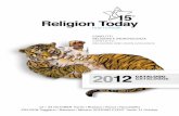 Religion Today 2012 - Catalogue