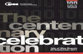 CIM Centenary Celebration