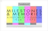 MILESTONES & MEMORIES: A History of Television 1924-1973