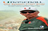 2012 Baseball Sales Brochure