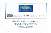 Gifted and Talented Policy