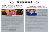Signal eNewsletter | October 2013 | WSIU Radio