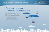 ACFE 1st Quarter Resource Guide 2013
