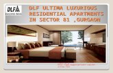 DLF ULTIMA RESIDENTIAL APARTMENTS IN SECTOR 81 ,GURGAON