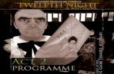Twelfth Night, Act 2 Programme