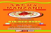 Tacos Manzano Menu