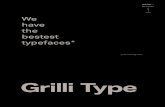 grilli type catalogue 2011