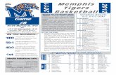 Memphis Men's Basketball Game Notes - vs. Murray State - December 11, 2011