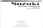 Suzuki Piano Vol I