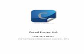 Corval quarterly report march 2013 final