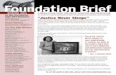 Spring 2011 Foundation Brief