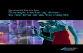 Strategic marketing driven by real-time consumer insights