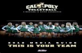 2013 Cal Poly Volleyball Media Guide