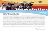May Secondary Newsletter English