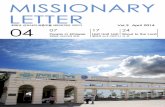 MISSIONARY LETTER Vol.3
