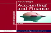 Accounting and Finance 2009 (UK)