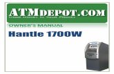 Hantle 1700w atm owners manual