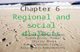 Chapter 6: Regional and Social Dialects