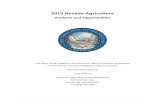 2013 Nevada Agriculture Report