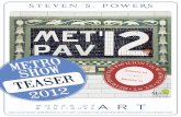 STEVEN S. POWERS - January Teaser 2012