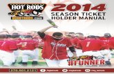 2014 Hot Rods Season Ticket Holder Manual