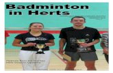 Herts Badminton Association Newsletter for November