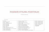Fashion Styling Portfolio