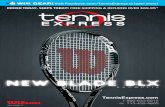 2012 Tennis Express Holiday Catalog - NEW WILSON BLADE BLX RACQUETS