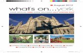 What's On York Guide August 2012