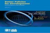 Better Policies for Development. Recommendations for Policy Coherence 2011