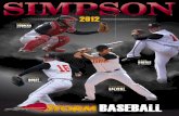 2012 Baseball Program