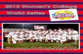 Womens College Wold Series Softball