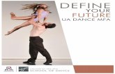 UA Dance MFA information packet
