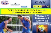 Bulletín No 3 Beach Volleyball _ Male_Cayman Islands