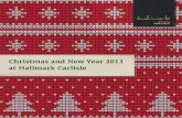 Hallmark Hotel Carlisle Christmas Brochure 2013