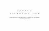September 2012 Galleria