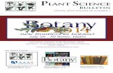 Plant Science Bulletin Volume 60 (1) 2014