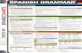 Spanish Spark Charts - Spanish Grammar