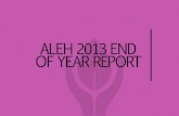 ALEH 2013 END OF YEAR REPORT