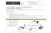 Cablerail CLASSIC BALL ASSEMBLY INSTRUCTIONS