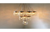 Jar glass chandeliers collections