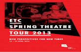 ETC Spring Theatre Tour 2013