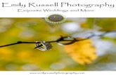 Emily Russell Photography Wedding Info Book