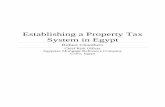 Establishing a Property Tax System in Egypt