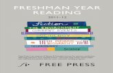 Freshman Year Reading Catalog